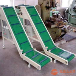輕質鋁型材皮帶機防油耐腐斜坡式輸送機